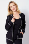 Black and Ivory Sweats - Jacqueline B Clothing