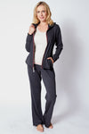 Charcoal/Red Sweats - Jacqueline B Clothing