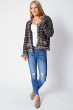Knit Tweed Jacket - Jacqueline B Clothing