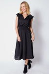 Cap Sleeve Smocked Waist Dress - Jacqueline B Clothing