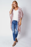 Burn-Out Rose Wrap - Jacqueline B Clothing