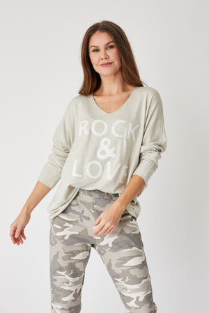 Rock and Love Sweater - Jacqueline B Clothing