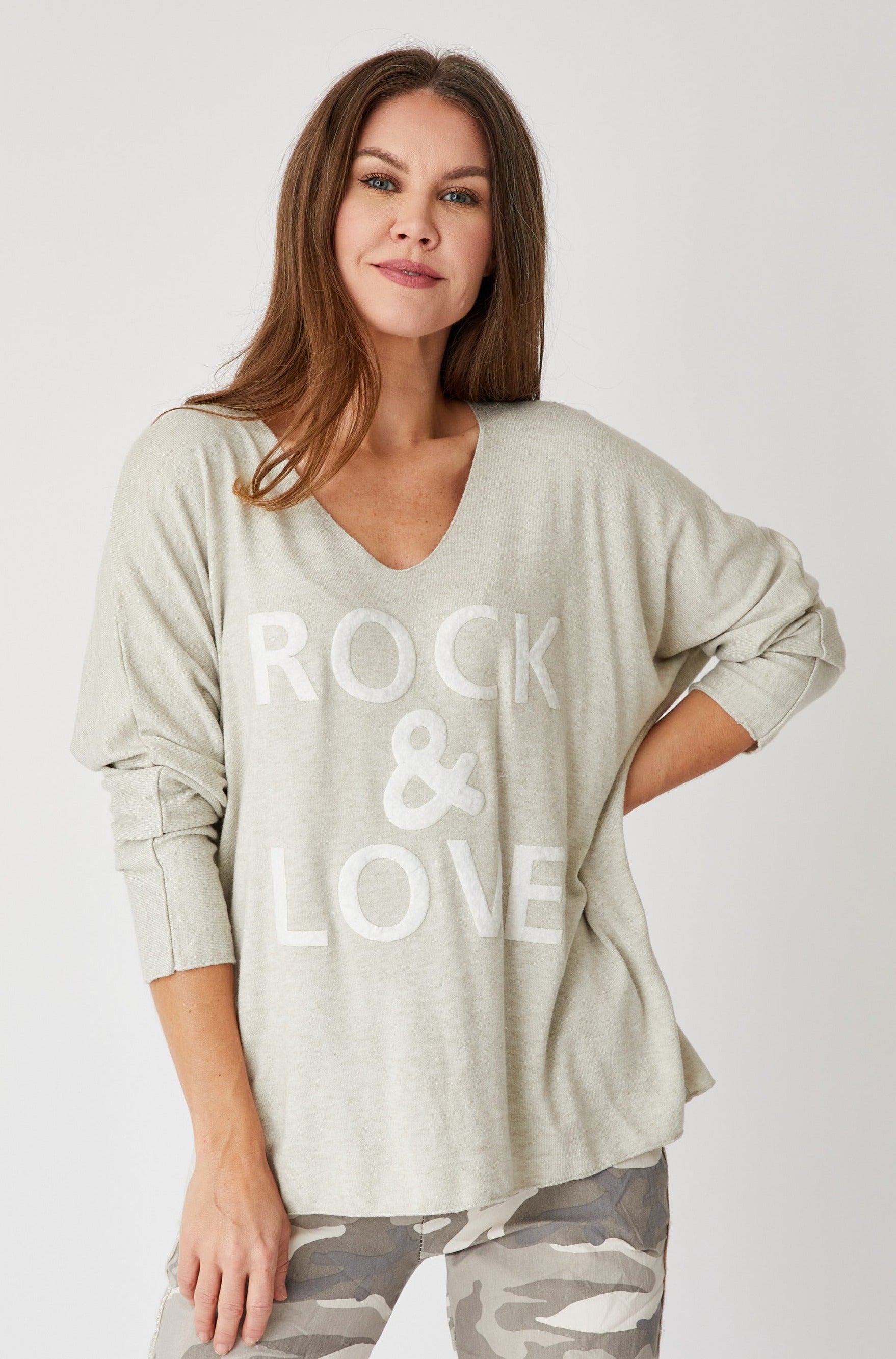 Rock and Love Sweater - Jacqueline B Clothing