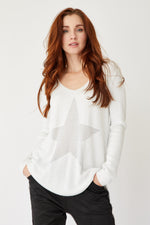 Star Elbow Sweater - Jacqueline B Clothing
