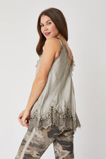 Lace Edge Camisole - Jacqueline B Clothing