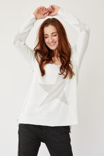 Star Elbow Sweater - Jacqueline B Clothing