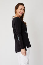 Star Elbow Sweater - Jacqueline B Clothing