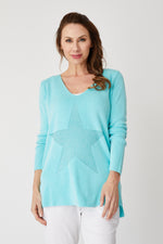Star Elbow Sweater - Jacqueline B Clothing