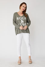 Rock and Love Sweater - Jacqueline B Clothing