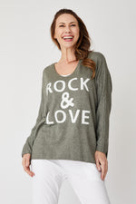 Rock and Love Sweater - Jacqueline B Clothing