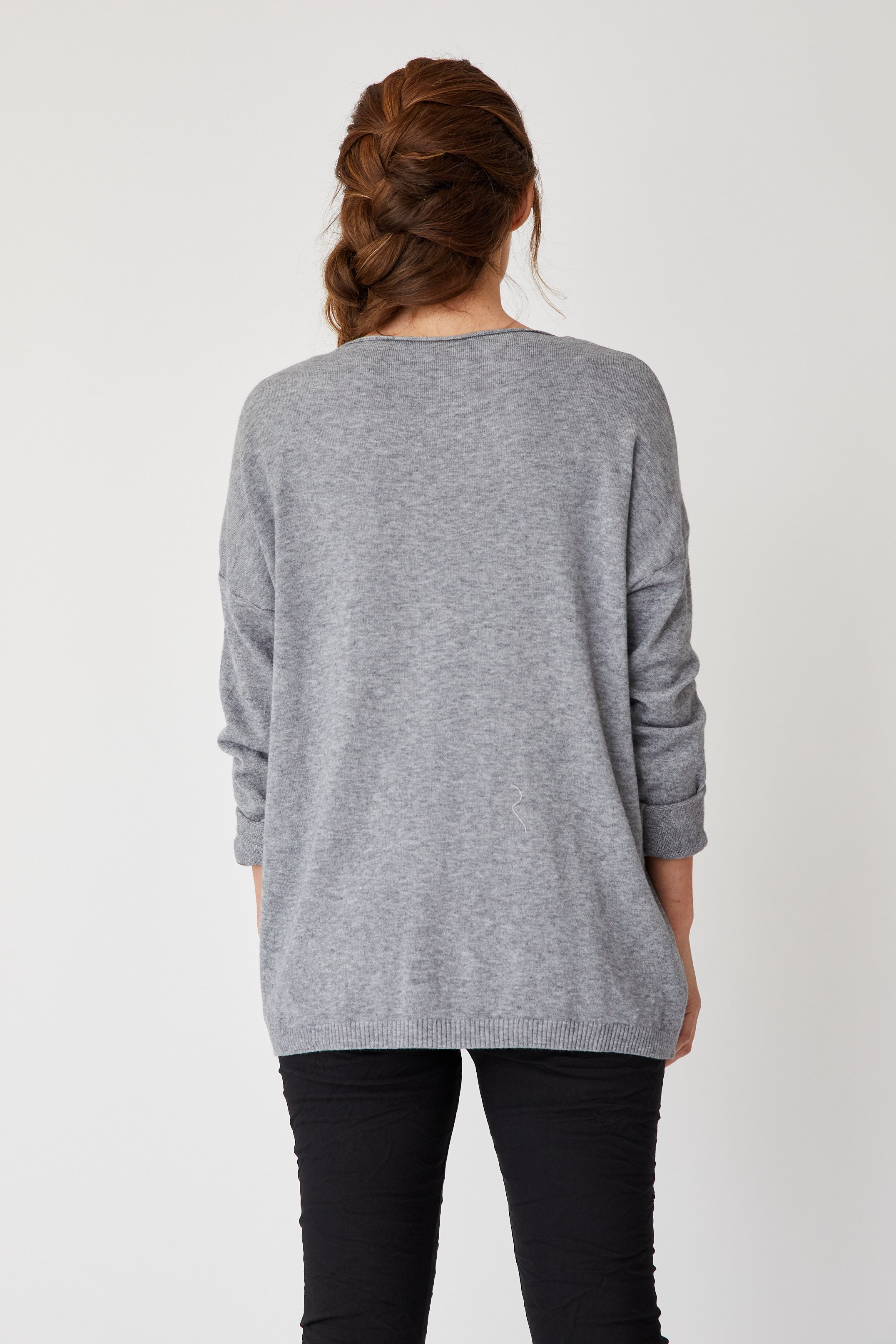 Embossed Star Sweater