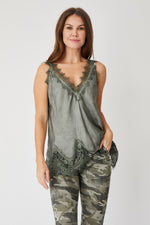 Lace Edge Camisole - Jacqueline B Clothing
