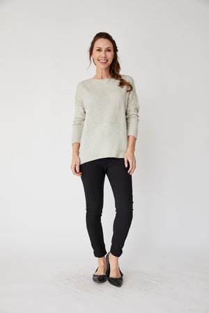Embossed Star Sweater