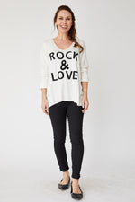 Rock and Love Sweater - Jacqueline B Clothing