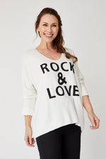 Rock and Love Sweater - Jacqueline B Clothing
