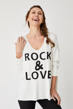 Rock and Love Sweater - Jacqueline B Clothing