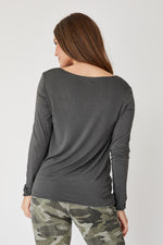 Silver Thread Satin Top