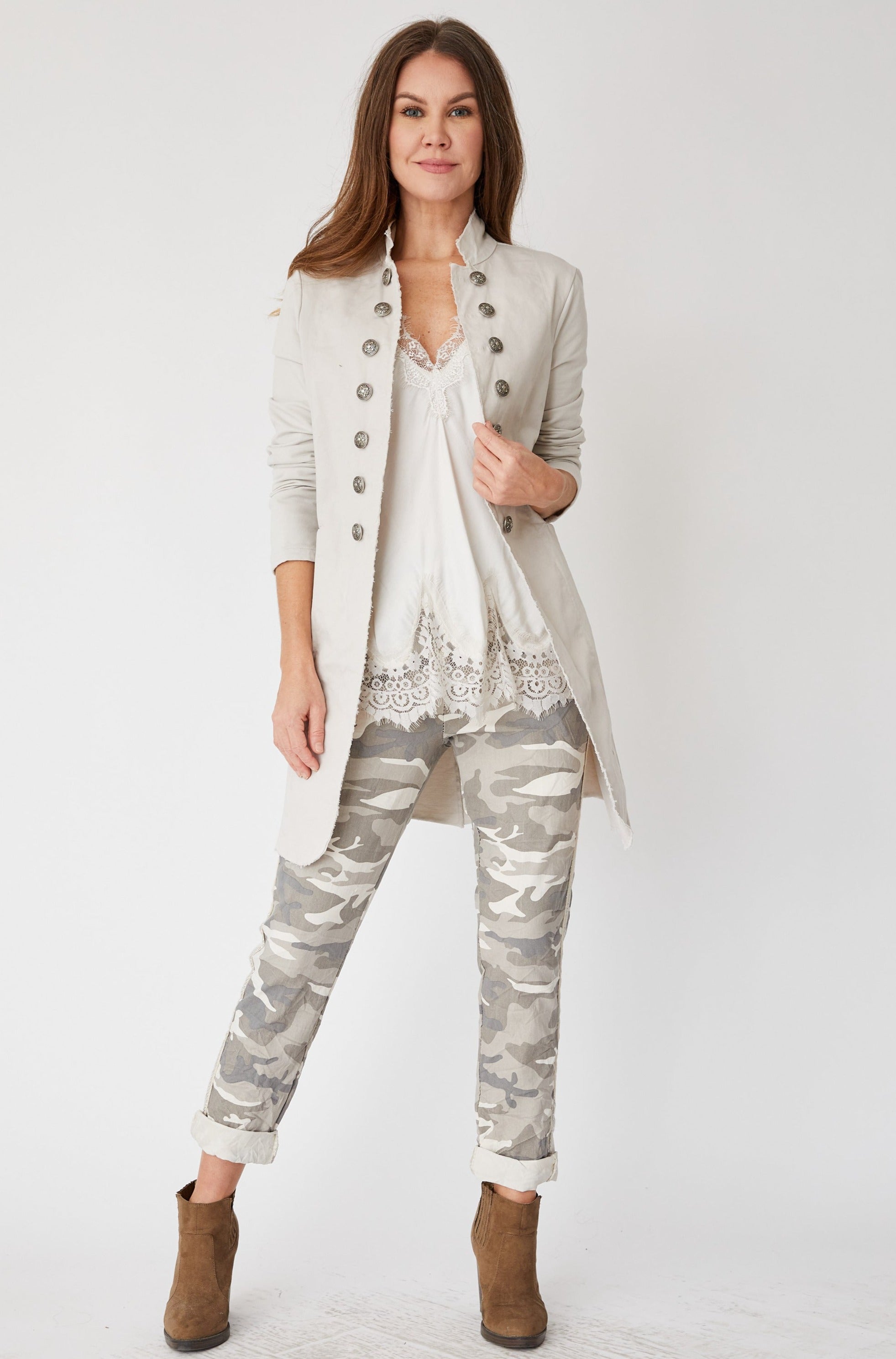 Long Sgt Pepper Jacket (Seven Colors) - Jacqueline B Clothing