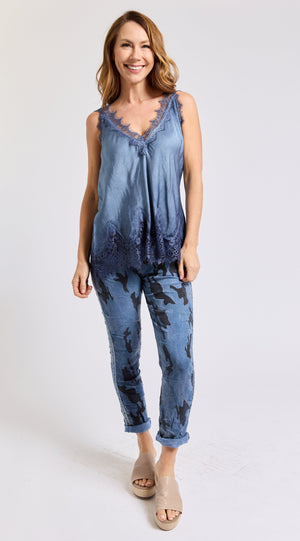 Lace Edge Camisole - Jacqueline B Clothing