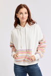 Crochet Sleeve Hoodie - Jacqueline B Clothing