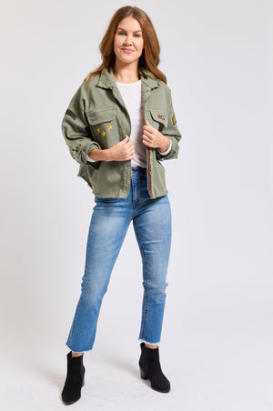 Military Jacket - Jacqueline B Clothing