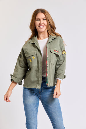 Military Jacket - Jacqueline B Clothing