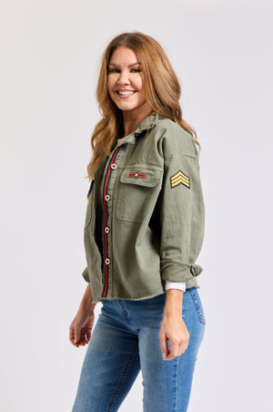 Military Jacket - Jacqueline B Clothing