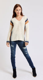 Striped Chenille Sweater