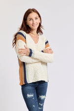 Striped Chenille Sweater