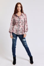Pattern Top - Jacqueline B Clothing