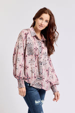 Pattern Top - Jacqueline B Clothing