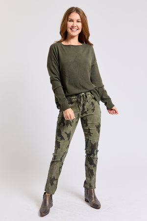 Embossed Star Sweater