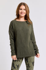 Embossed Star Sweater