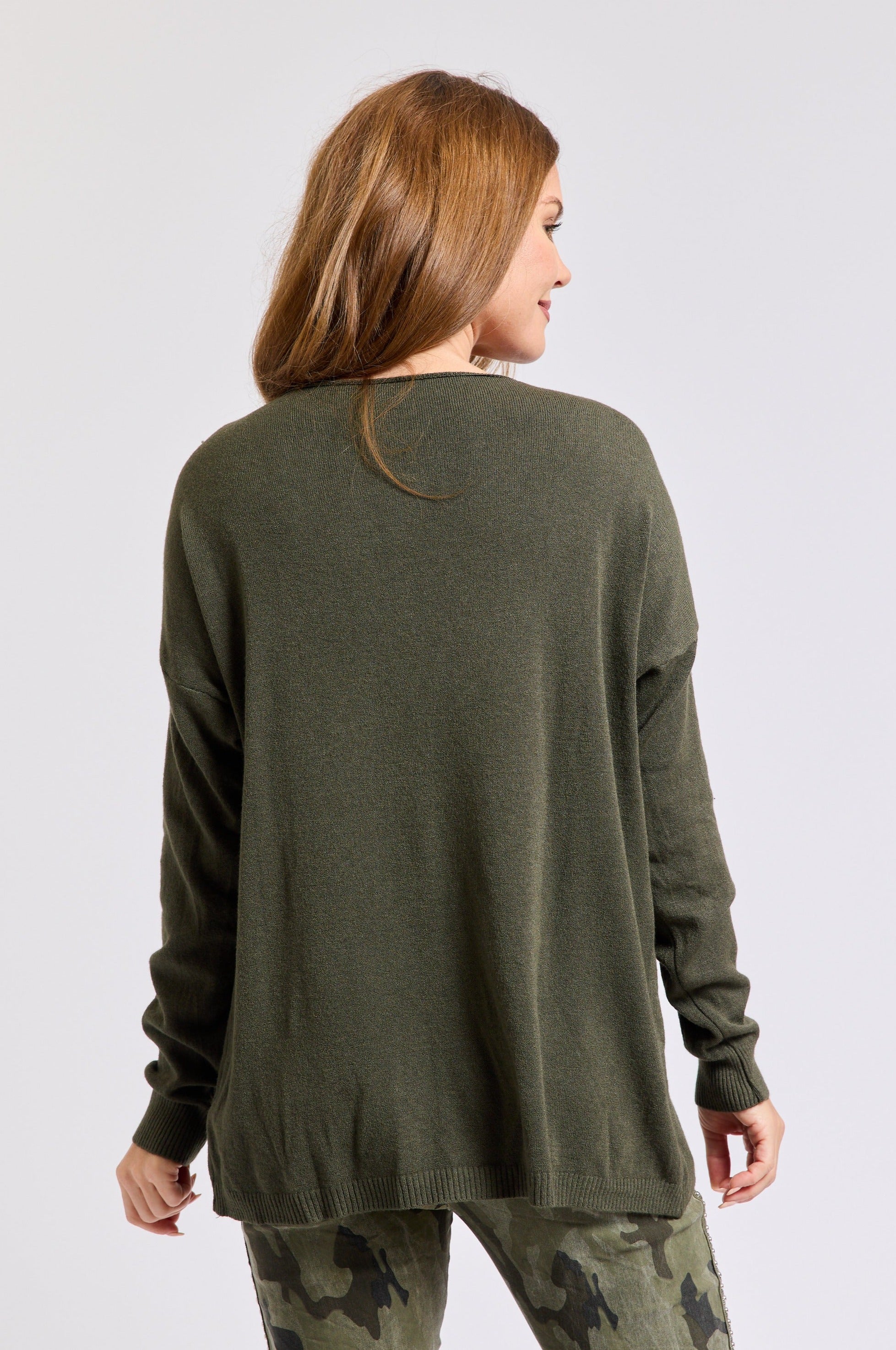 Embossed Star Sweater