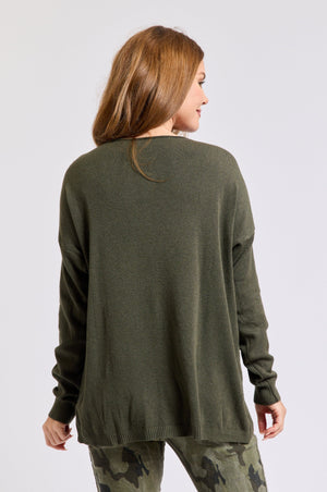 Embossed Star Sweater