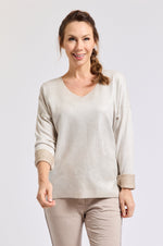 Shinny Front Sweater (Eight Colors) - Jacqueline B Clothing
