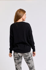 Embossed Star Sweater