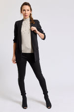 Ruched Sleeve Blazer - Jacqueline B Clothing