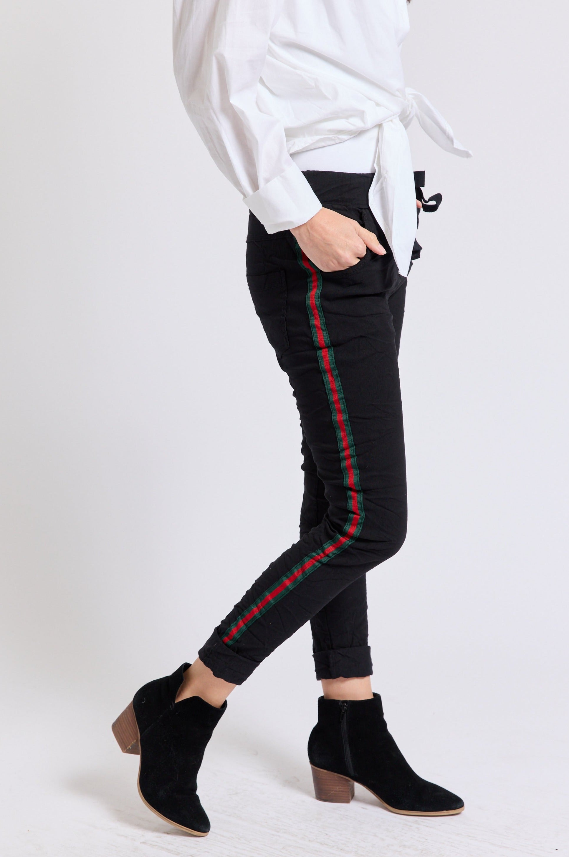 Designer Stripe Pants