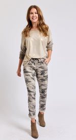 Long Sleeve Sueded Tee