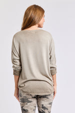 Long Sleeve Sueded Tee