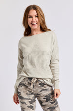 Embossed Star Sweater