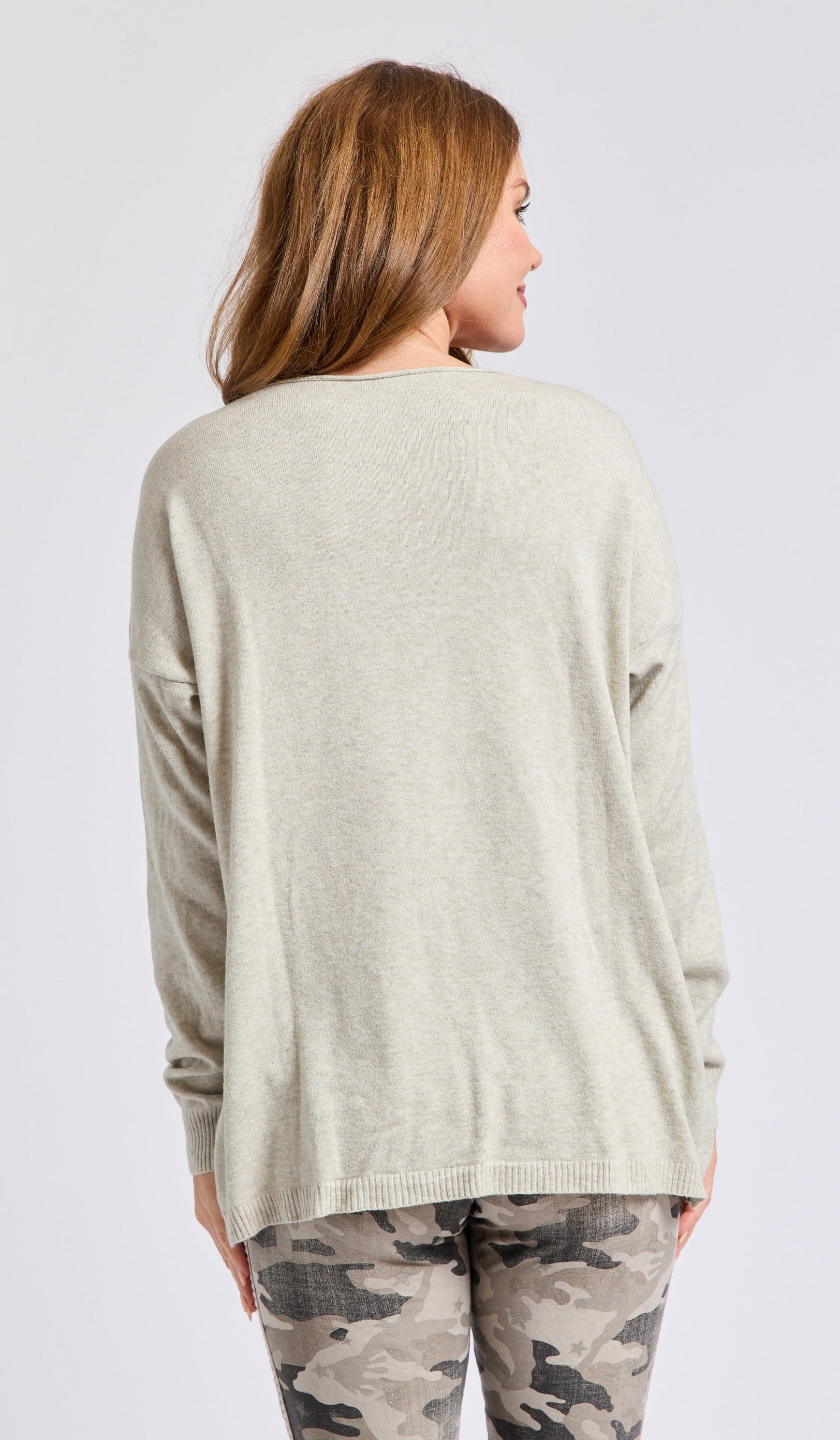 Embossed Star Sweater