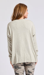Embossed Star Sweater