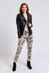 Moto Faux Leather Jacket - Jacqueline B Clothing