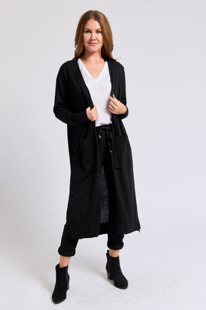 Extra Long Italian Cardigan - Jacqueline B Clothing