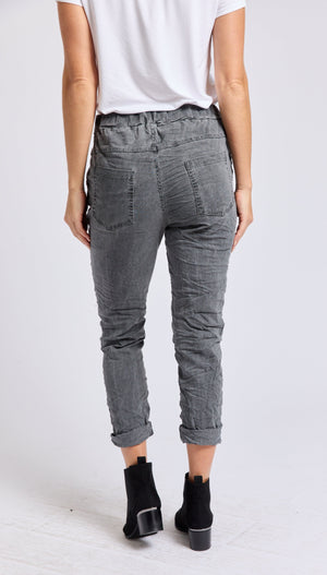 Sequin Star Italian Stretch Pant - Jacqueline B Clothing
