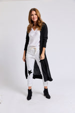 Sequin Star Italian Stretch Pant - Jacqueline B Clothing