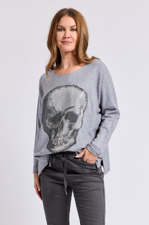 Skull Sweater - Jacqueline B Clothing