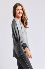 Long Sleeve Sueded Tee